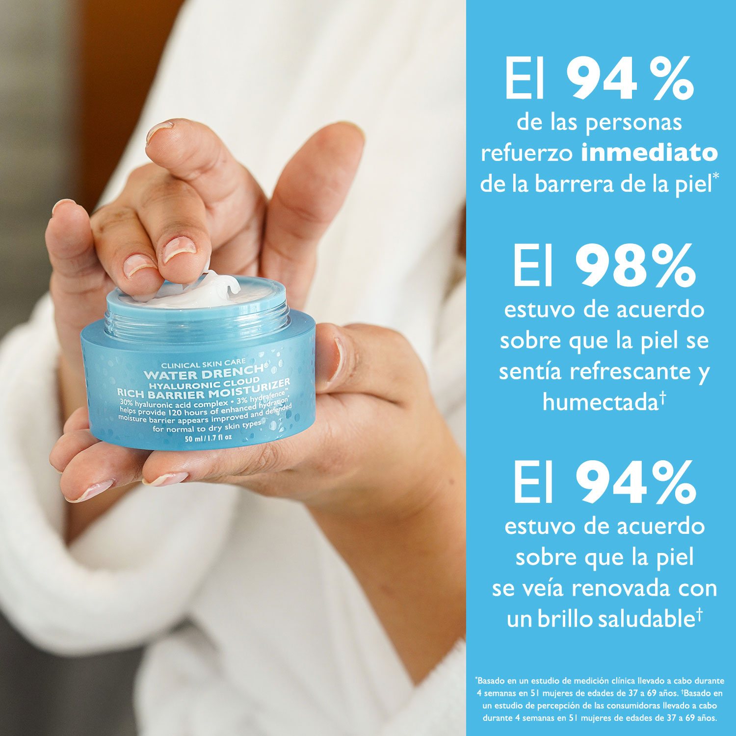 WATER DRENCH&reg; HYALURONIC CLOUD RICH BARRIER MOISTURIZER (CREMA HIDRATANTE)